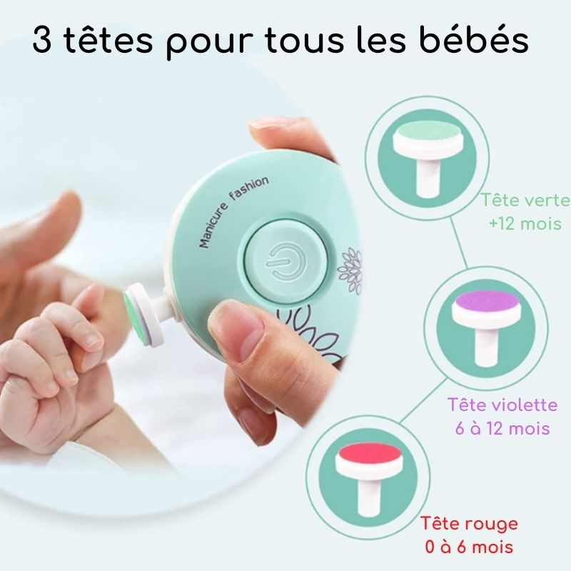 Recharges de 6 limes NailBaby™ supplémentaires - Son Paradis Doux