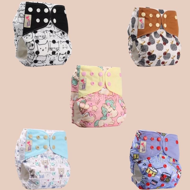 EcoloCouche™ - Lot de couches lavables | Bébé de 0 à 2 ans - Son Paradis Doux