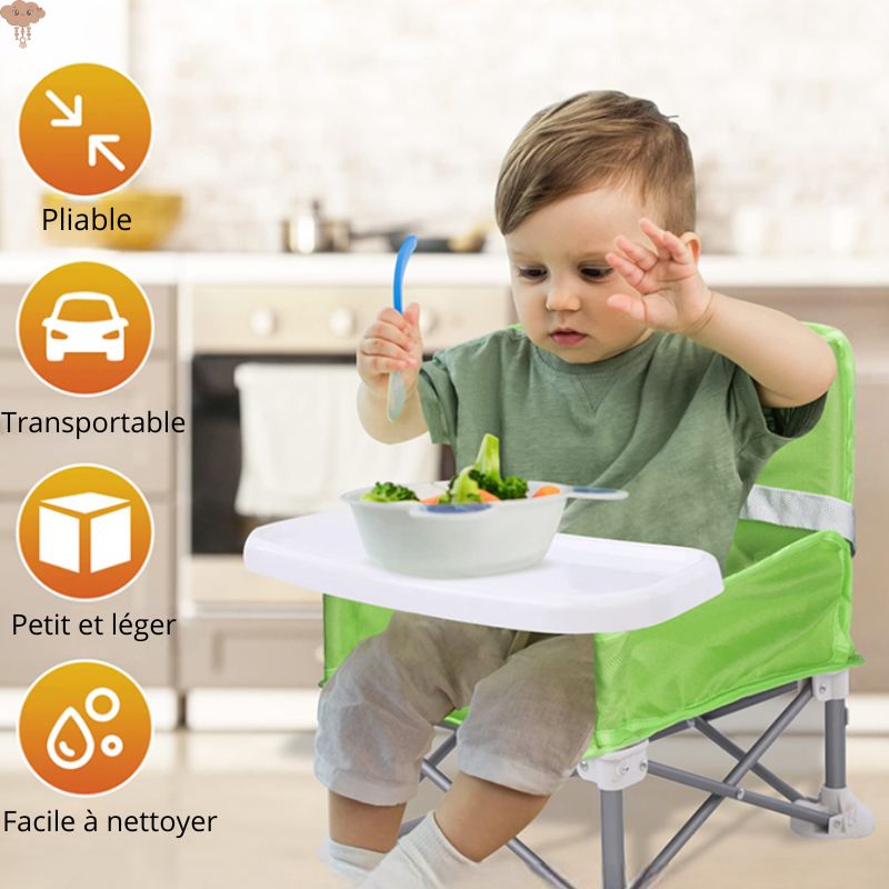 Chaise d'appoint pliable bébé | SmartChaise™