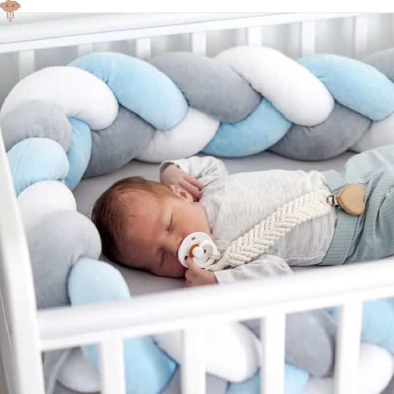 Tresse de lit bébé, Tour de lit tressé pour bébé - Personnalisation, un  grand choix de couleurs